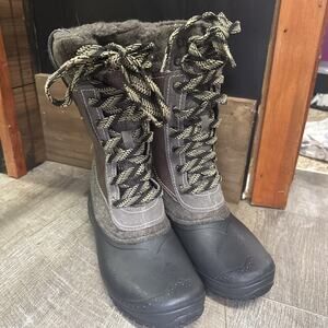 North Face Brown Shellista III Mid Insulated Waterproof Boots Women's Size 7.5